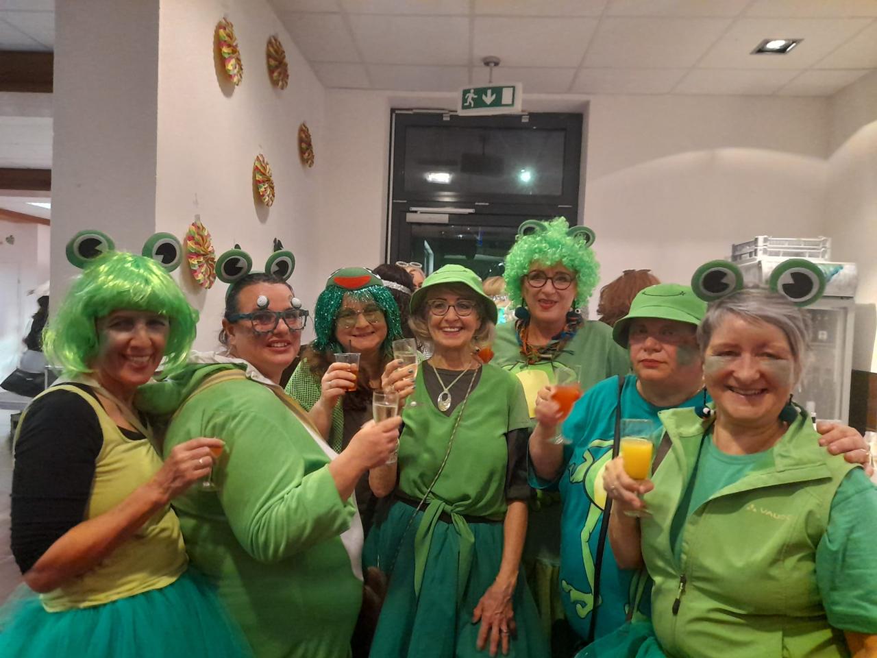 Gruppenfoto Fasching