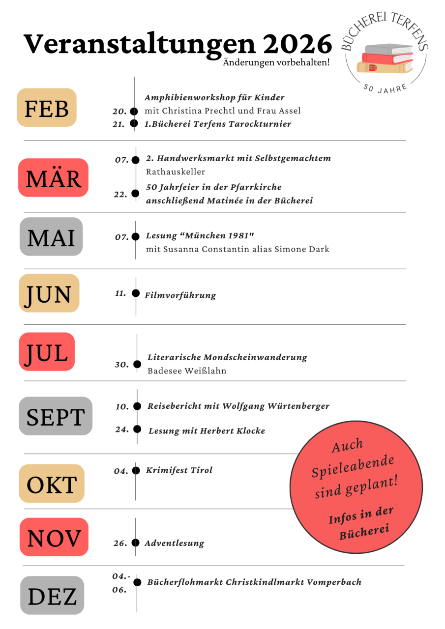 Veranstaltungen 2026