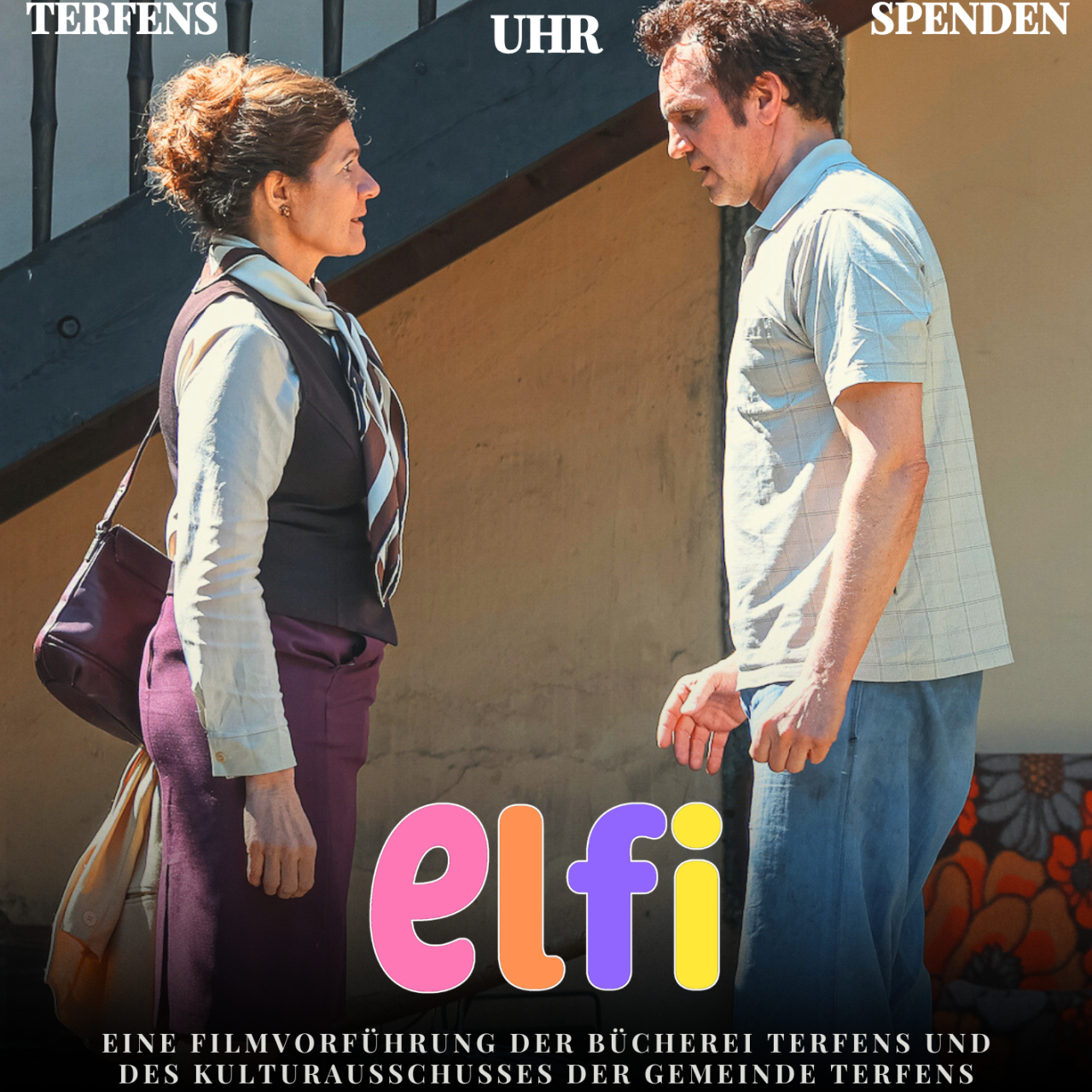 Plakat Filmvorführung "elfi"