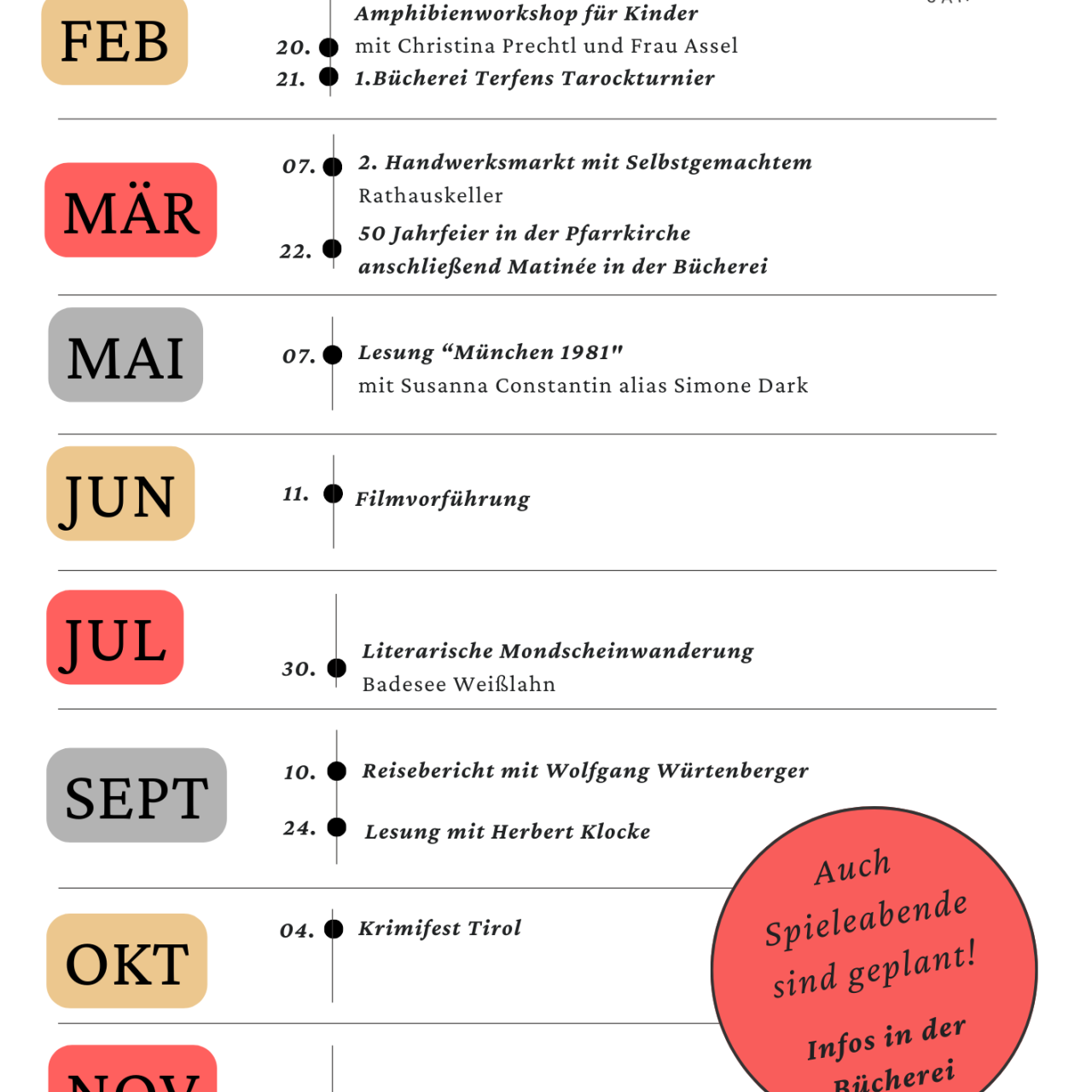 Veranstaltungen 2026